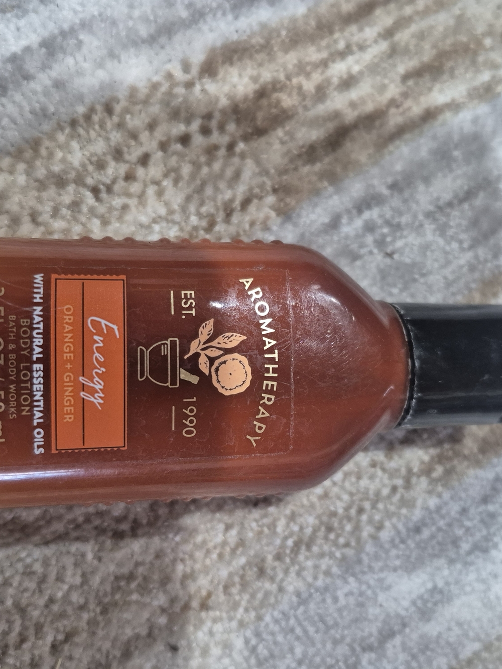 Bath & Body Works Aromatherapy Orange + Ginger Spray - Deep Orange Bottle